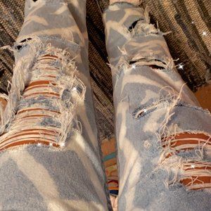 Distressed Love Denim